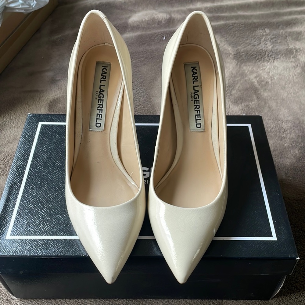 Cream heels